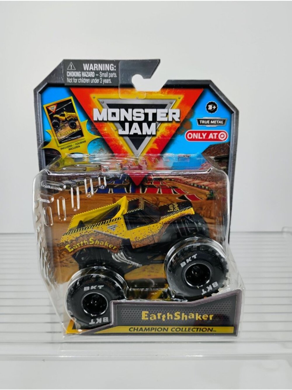 Monster Jam EarthShaker Champion Collection True Metal Diecast